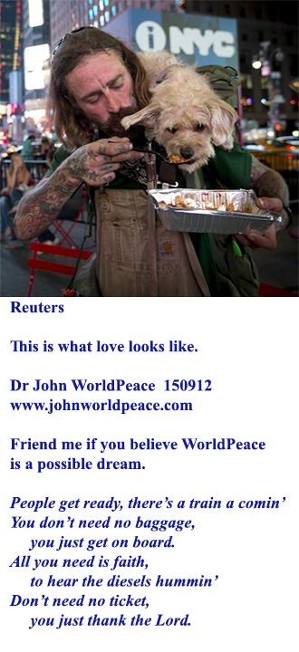 Dr John WorldPeace JD Commentary on World Peace Issues